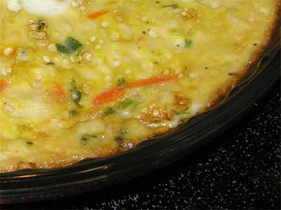 Crustless Crab Quiche