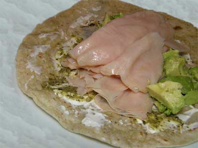 turkey pesto wraps Turkey Pesto Wraps