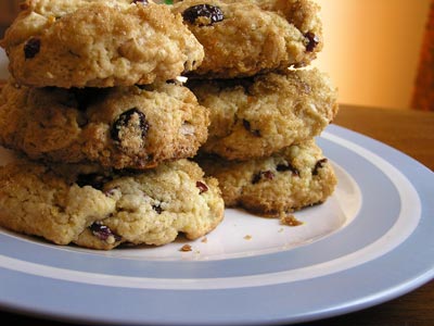 orange cran cookies Cornmeal Cranberry Orange Cookies