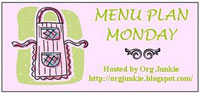 smallermenuplan Menu Plan Monday  September 24th