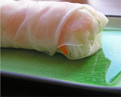 springroll New Years Thoughts and a Recipe for Easy Kung Pao Chicken